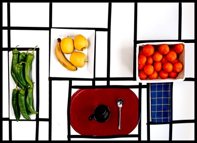 Mondrian's kitchen table